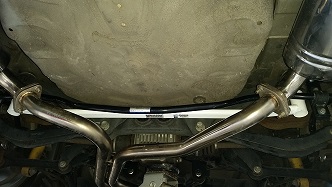 Rear end with 2point rear frame brace